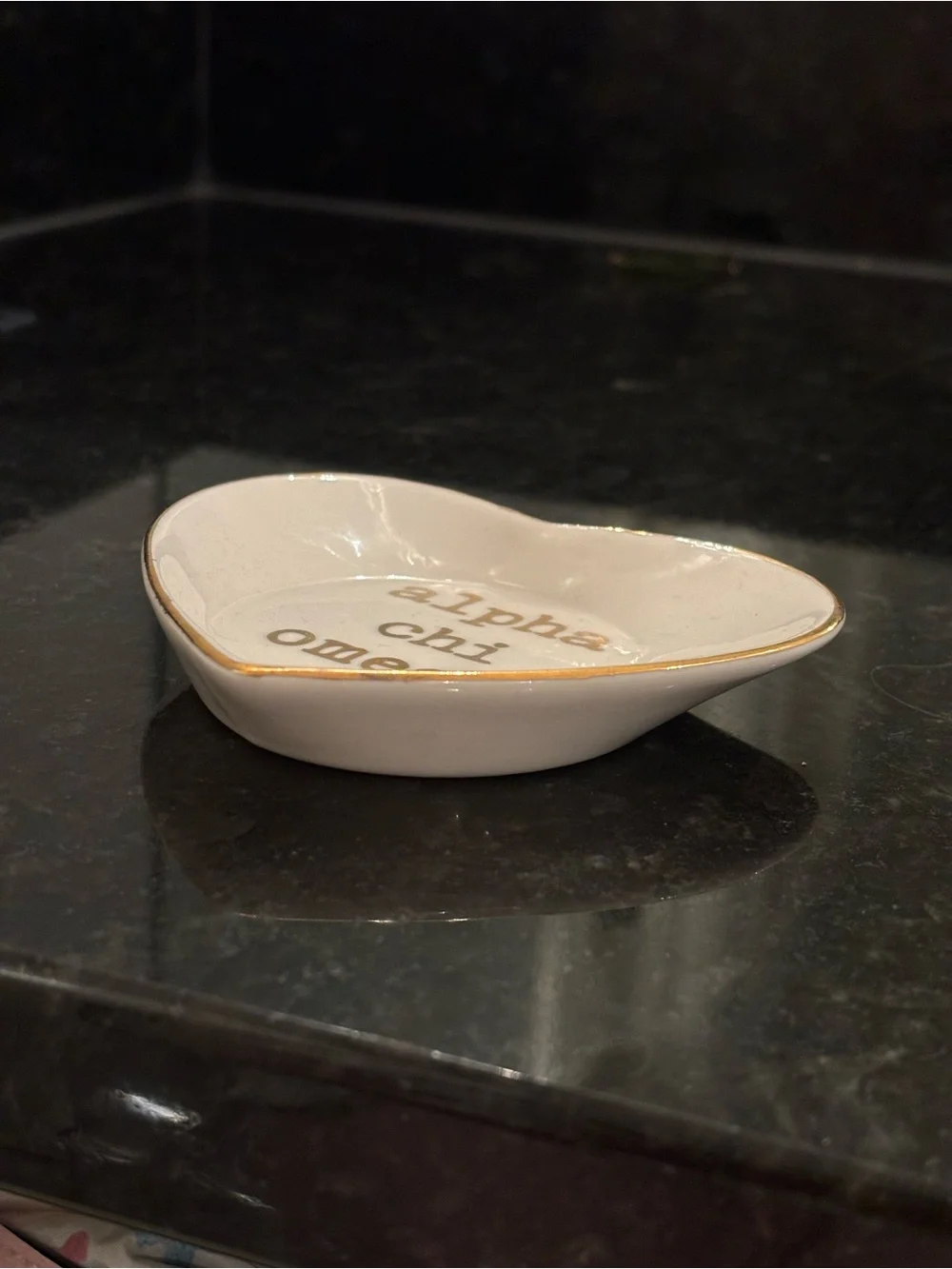 AXO Sorority Heart Dish